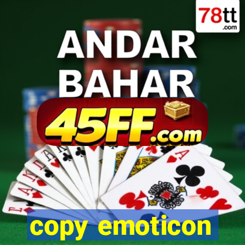 copy emoticon